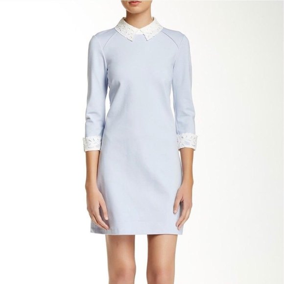 ted baker blue lace dress